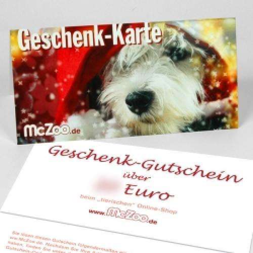 McZoo Geschenk-Gutschein Hundemotiv 