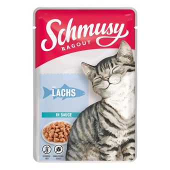Schmusy Ragout mit Lachs in Sauce 100g 