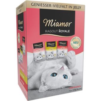 Miamor MP Ragout Royale in Jelly Lachs, Pute, Kalb 12x100g 