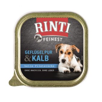 Rinti Schale Feinest Geflügel Pur & Kalb 150g 