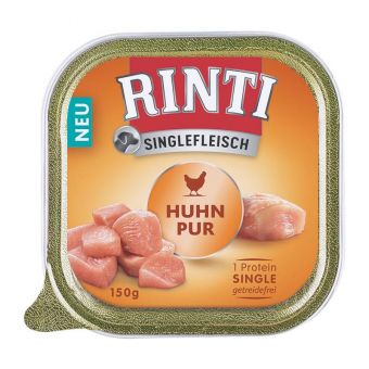 Rinti Schale Singlefleisch Huhn Pur 150g 