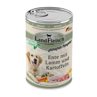 Landfleisch Dog Classic Ente mit Lamm & Kartoffeln 