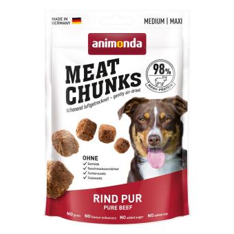 Animonda Snack Meat Chunks Rind pur 80g 
