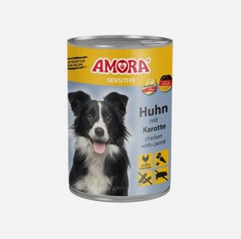 AMORA Dog Sensitive Huhn & Karotte 