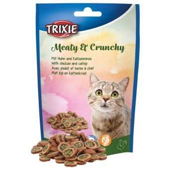 Trixie Meaty & Crunchy mit Huhn & Katzenminze - 50g 