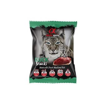 alpha spirit Cat Snacks Bag Ente - 50g 