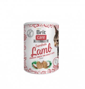 Brit Care Cat Snack Superfruits - Lamb 100g 