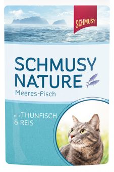 Schmusy Frischebeutel Fisch Thunfisch & Reis 100g 