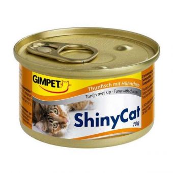 GimCat ShinyCat Thunfisch mit Hühnchen 70g 