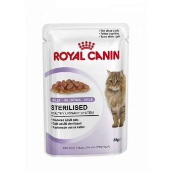 Royal Canin Feline Portionsbeutel Multipack Sterilised in Gelee 12x85g 