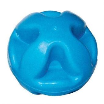 DOGIT JAWZ Gummispielzeug Criss-Cross-Ball Blau