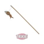 Trixie Spielangel Maus mit Federn 