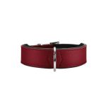 Hunter Halsband Basic 37 nickel, Hals 30-34,5 cm rot