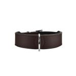 Hunter Halsband Basic 50 nickel, Hals 35-43 cm braun