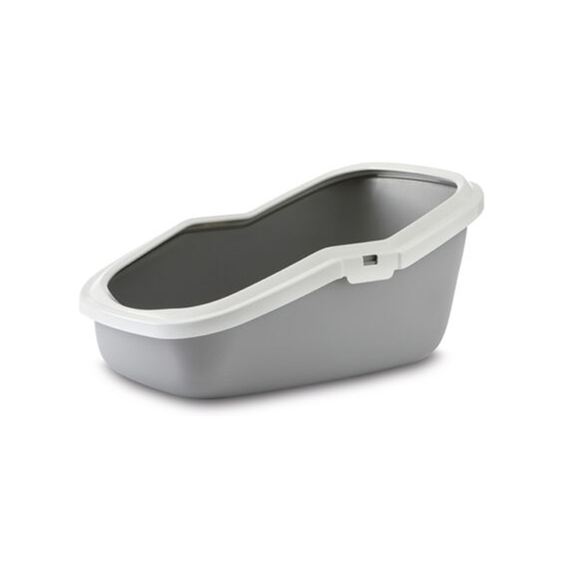 Savic Katzentoilette Aseo - grau/weiß 