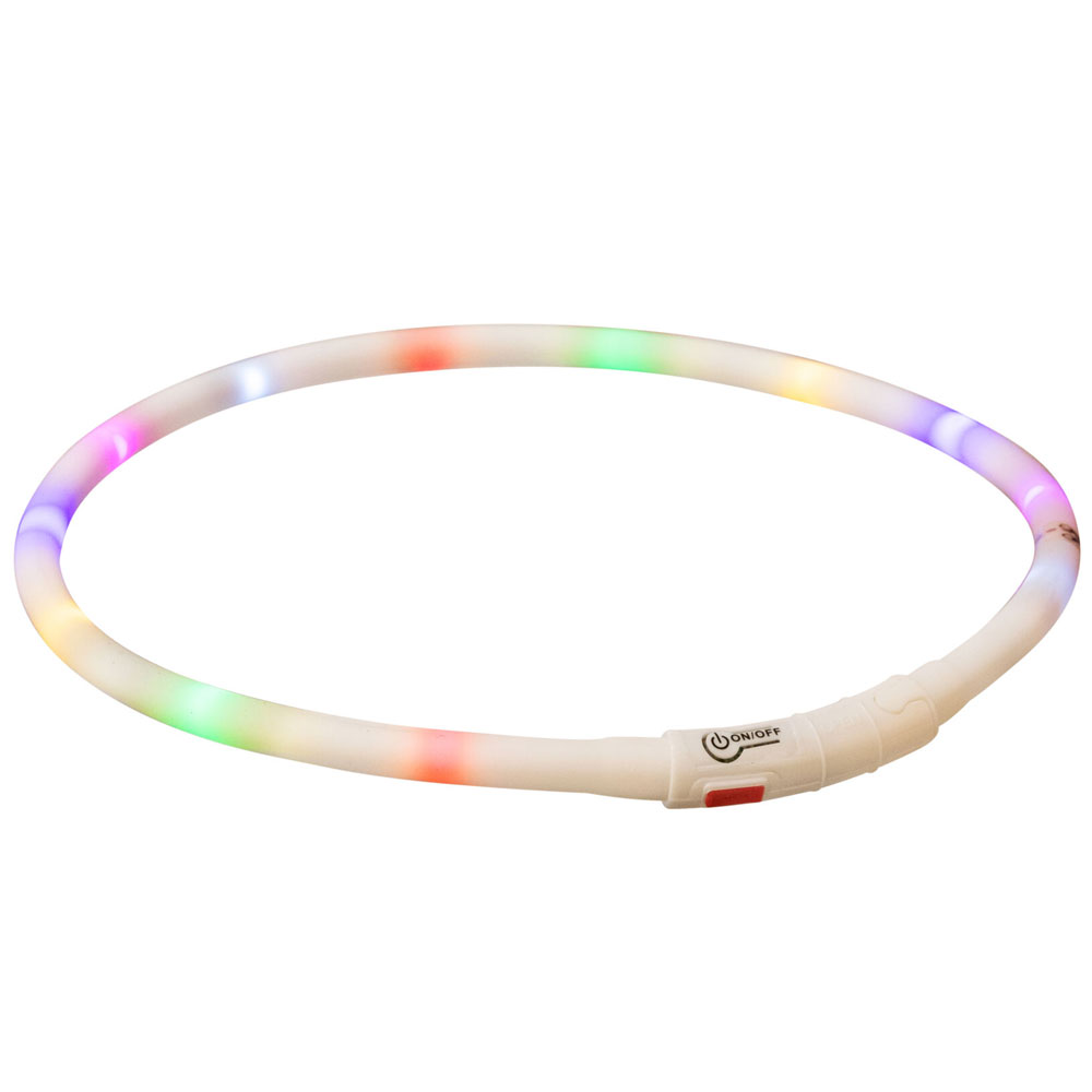 Trixie Flash Leuchtring USB aus Silikon 