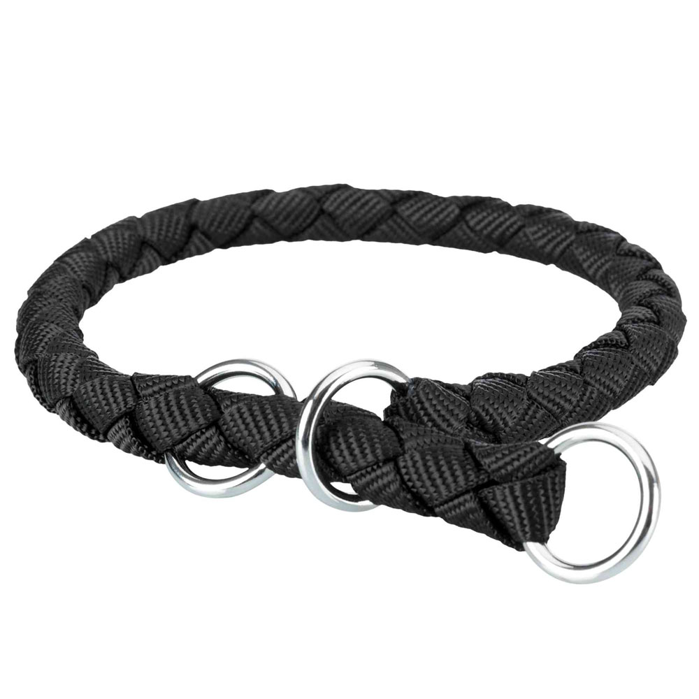 Trixie Cavo Zug-Stopp-Halsband - schwarz 