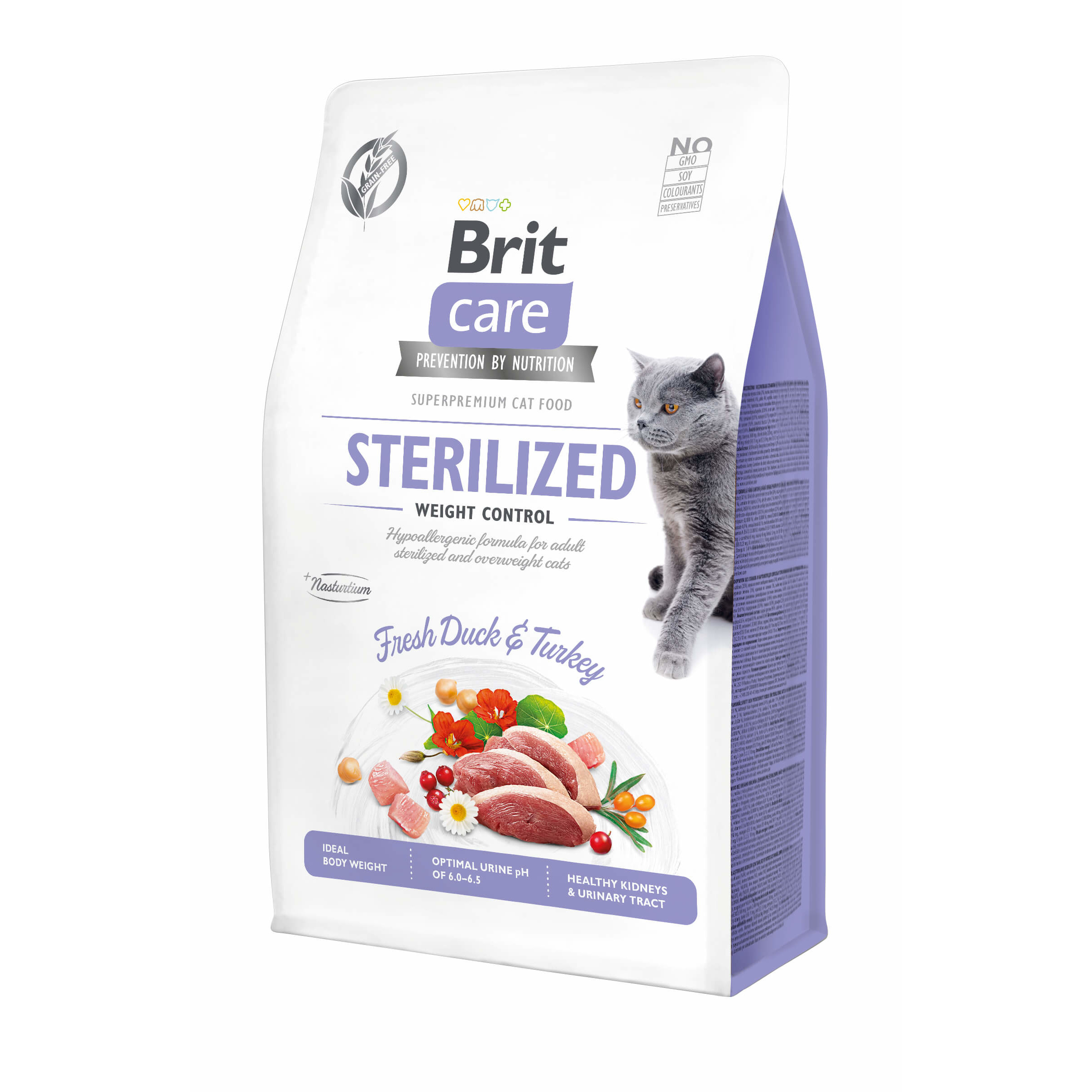 Brit Care Cat Grain-Free - Sterilized - Weight Control 