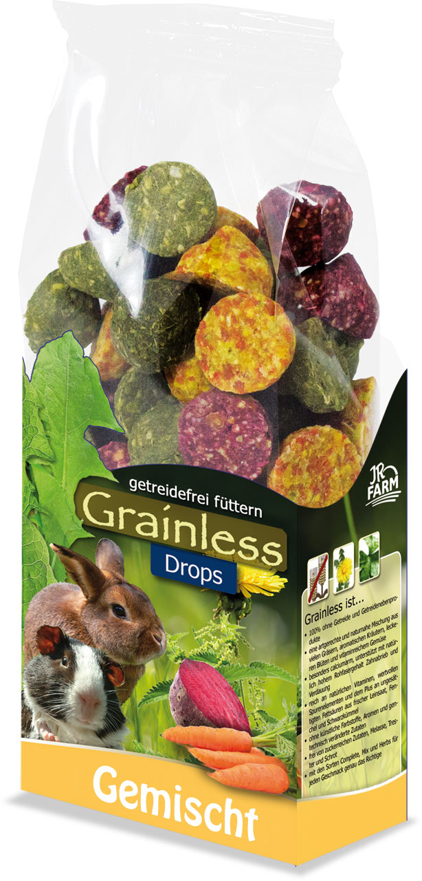 JR Farm Grainless Drops 140g gemischt