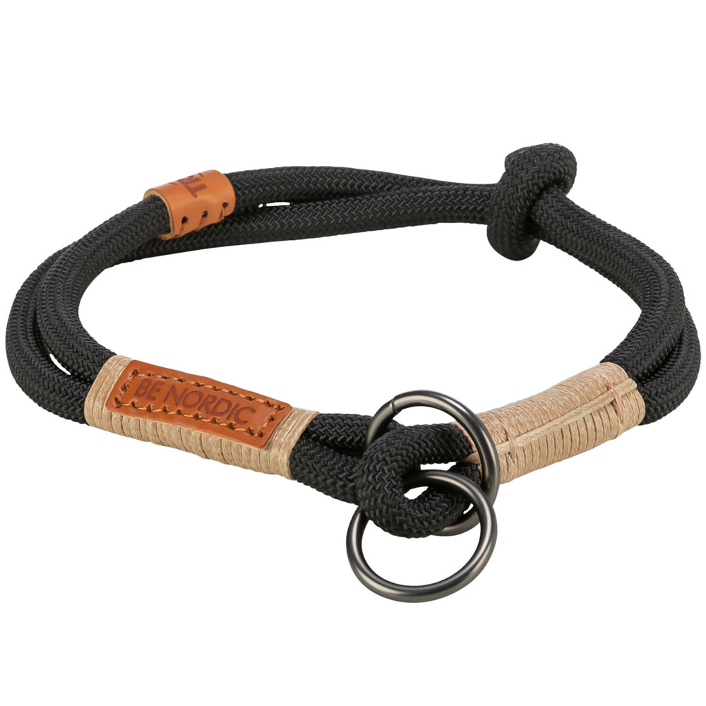 Trixie BE NORDIC Zug-Stopp-Halsband - schwarz 45 cm