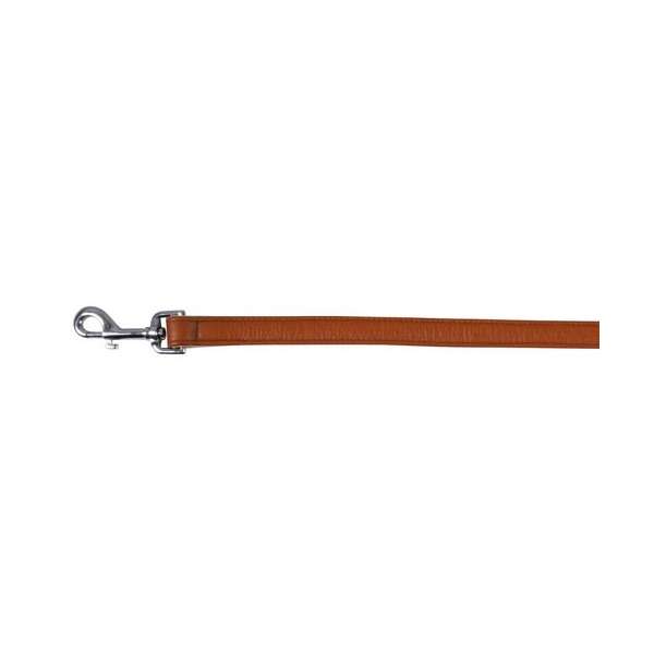 Trixie Büffelleder-Leine Bovini - Terrakotta, 14 mm/100 cm 