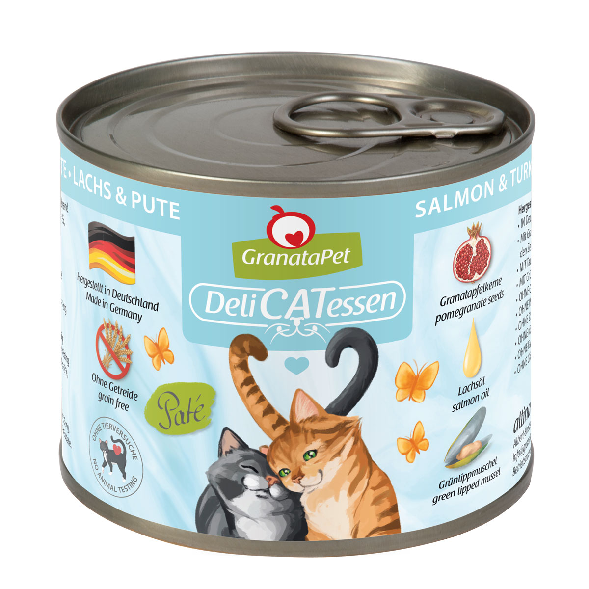 GranataPet Delicatessen Dose Lachs & Pute 200 g