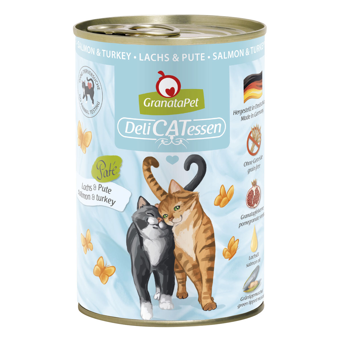 GranataPet Delicatessen Dose Lachs & Pute 400 g