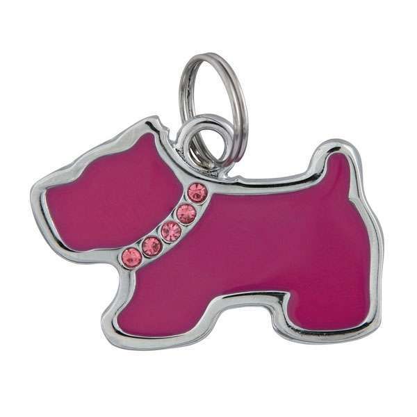 Trixie Schmuck-Adressanhänger Hund mit Strass 