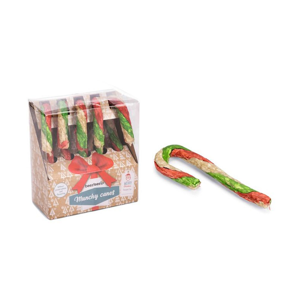 Beeztees Weihnachtskaustock 5 Stück in Geschenkbox 