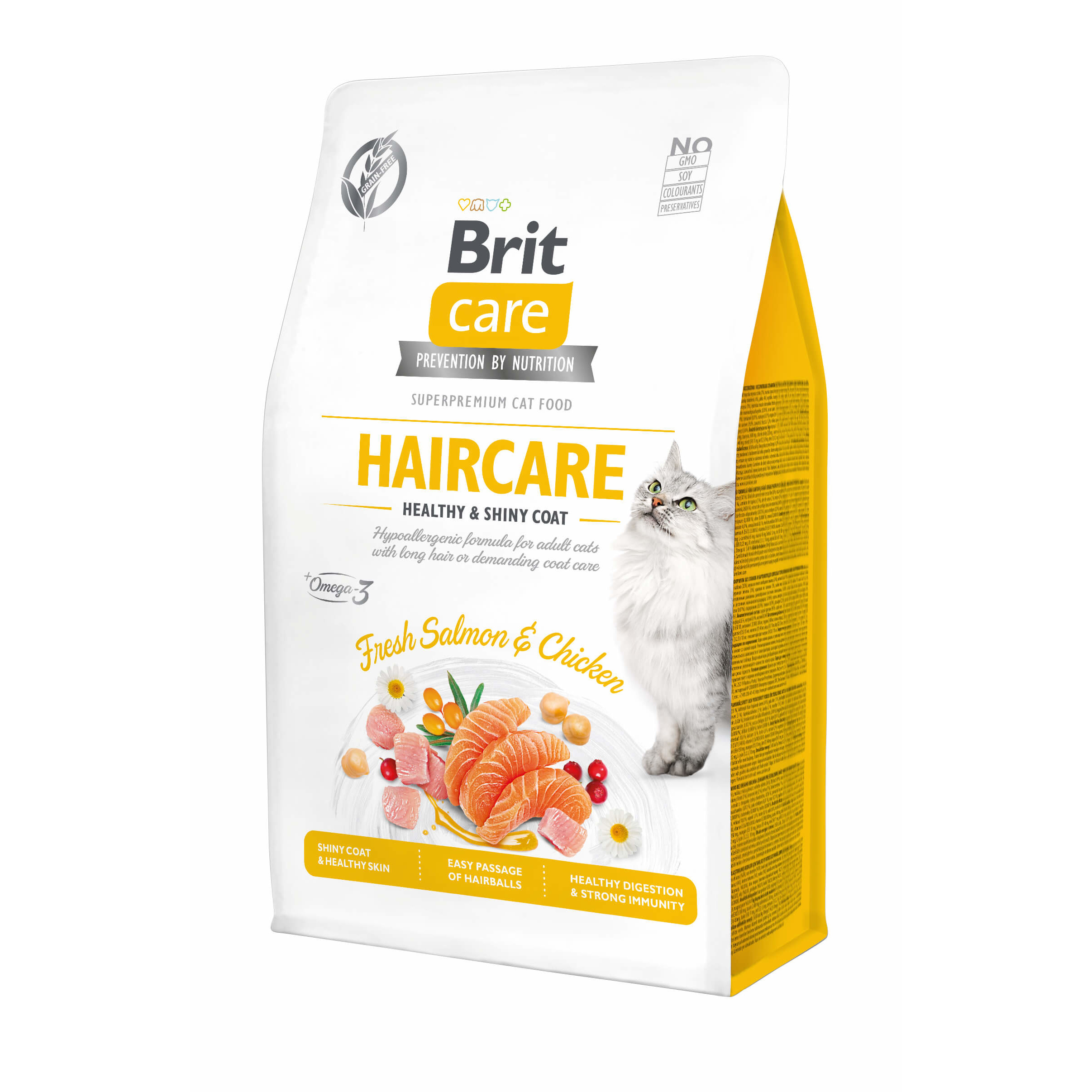 Brit Care Cat Grain-Free - Haircare - Healthy & Shiny Coat 