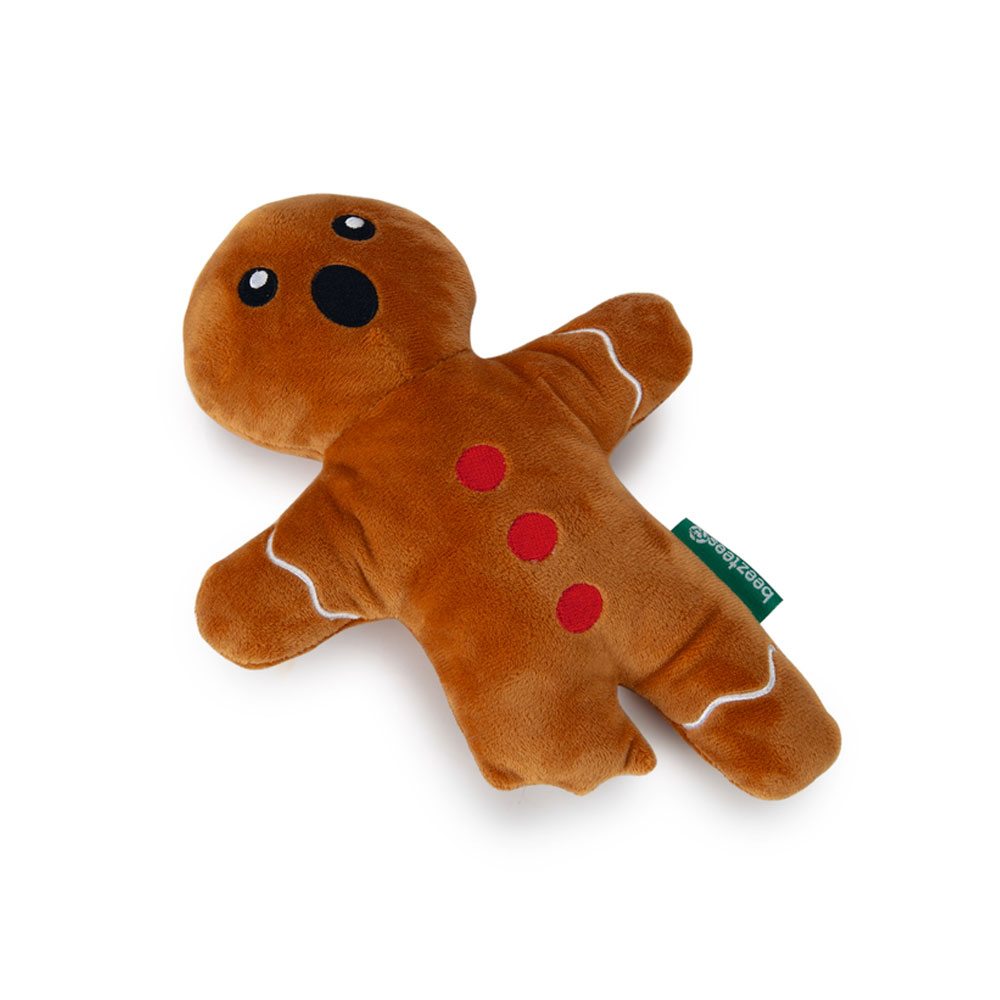 Beeztees Xmas Plüschspielzeug Lebkuchenmann 