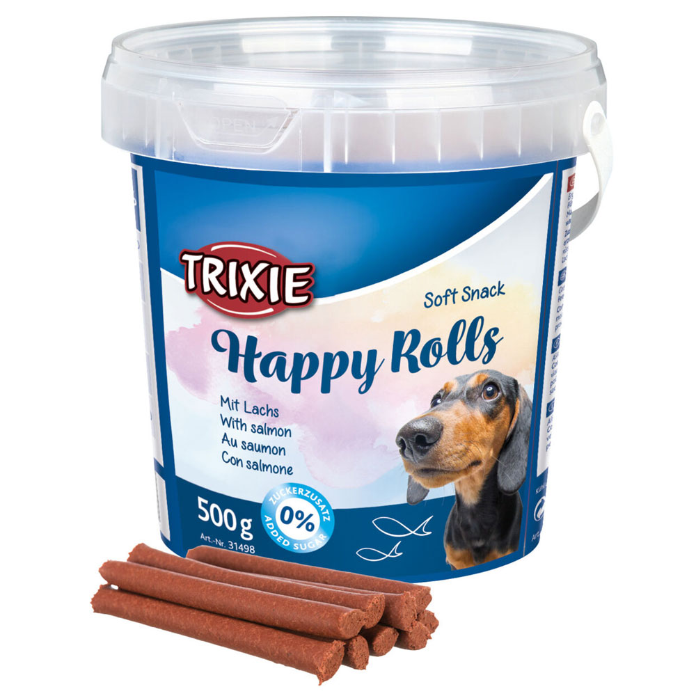Trixie Soft Snack Happy Rolls 500g Eimer 