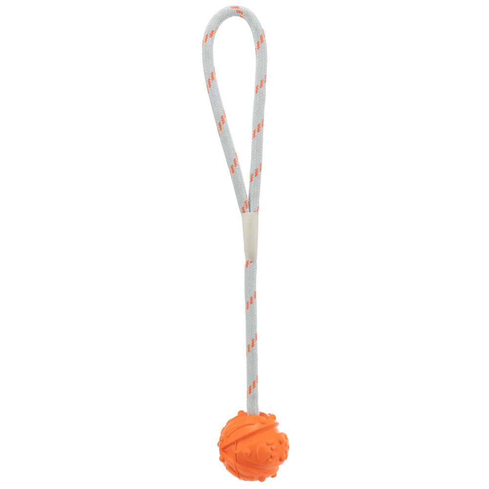 Trixie Naturgummiball am Band, schwimmend - 4,5 cm 