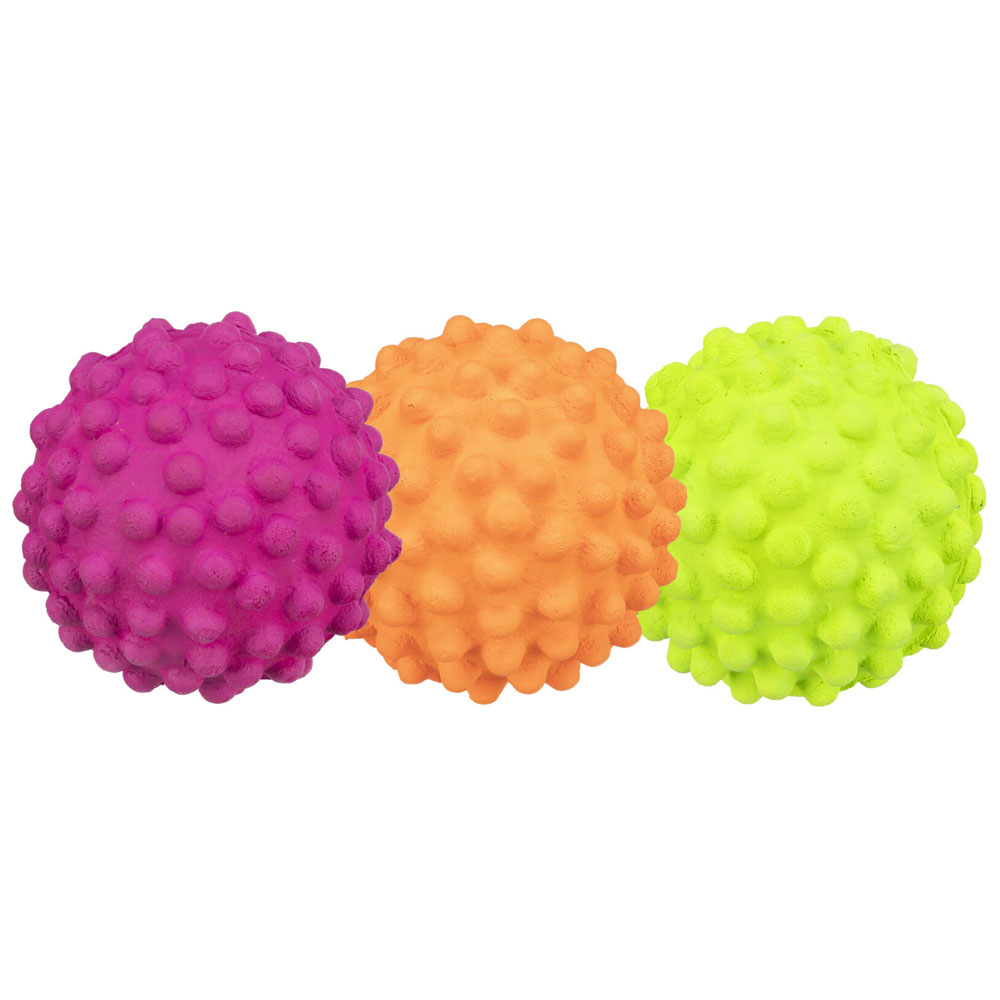 Trixie Neon-Igelball aus Moosgummi, 7cm 
