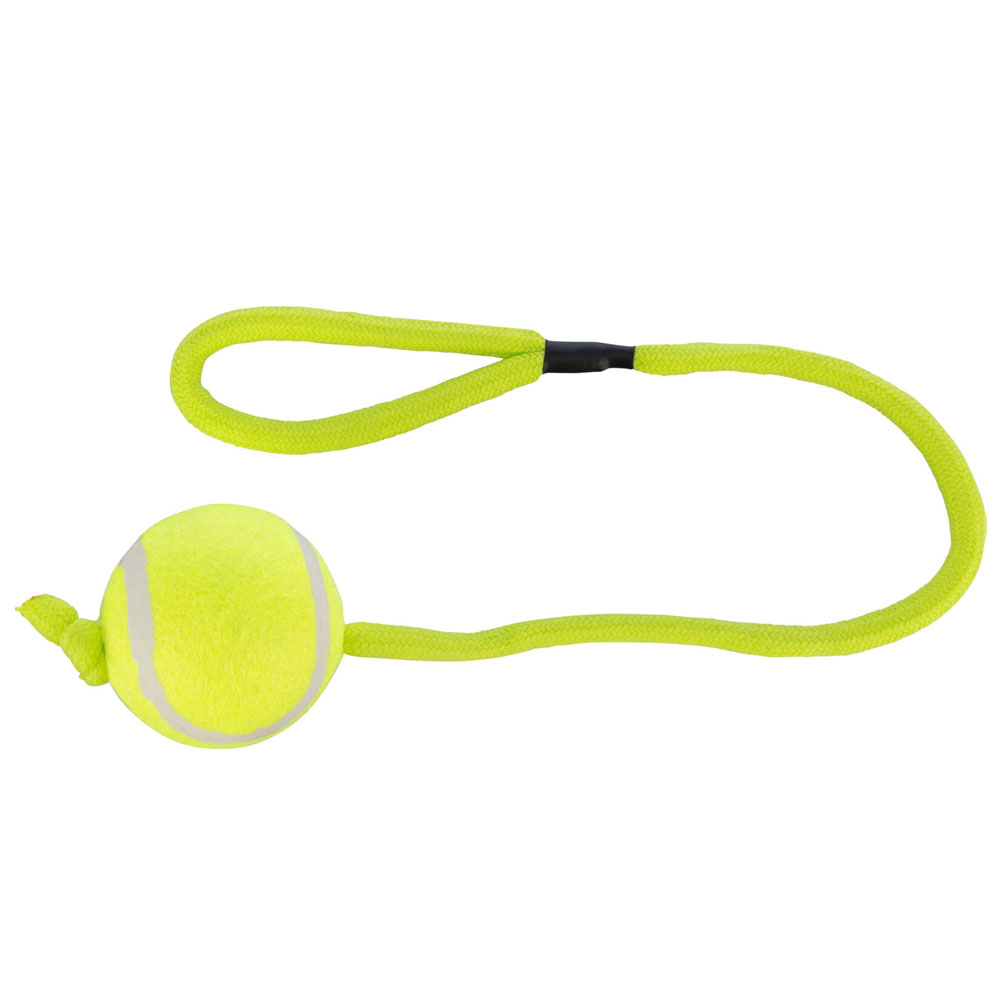 Trixie Tennisball am Seil - 6 cm / 50 cm 