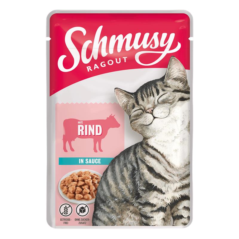 Schmusy Ragout mit Rind in Sauce 100g 