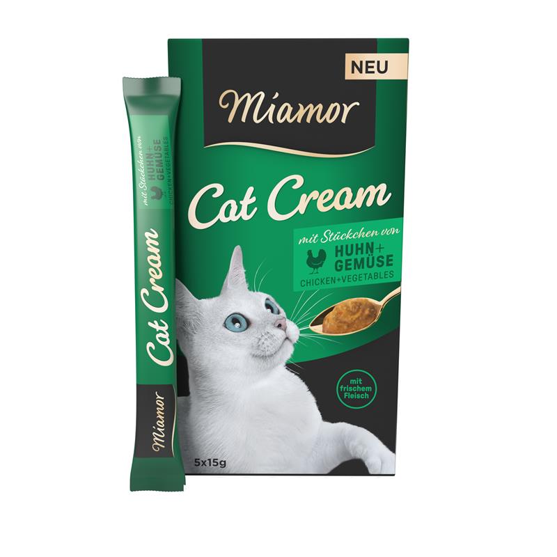 Miamor Cream Huhn & Gemüse 5x15g 