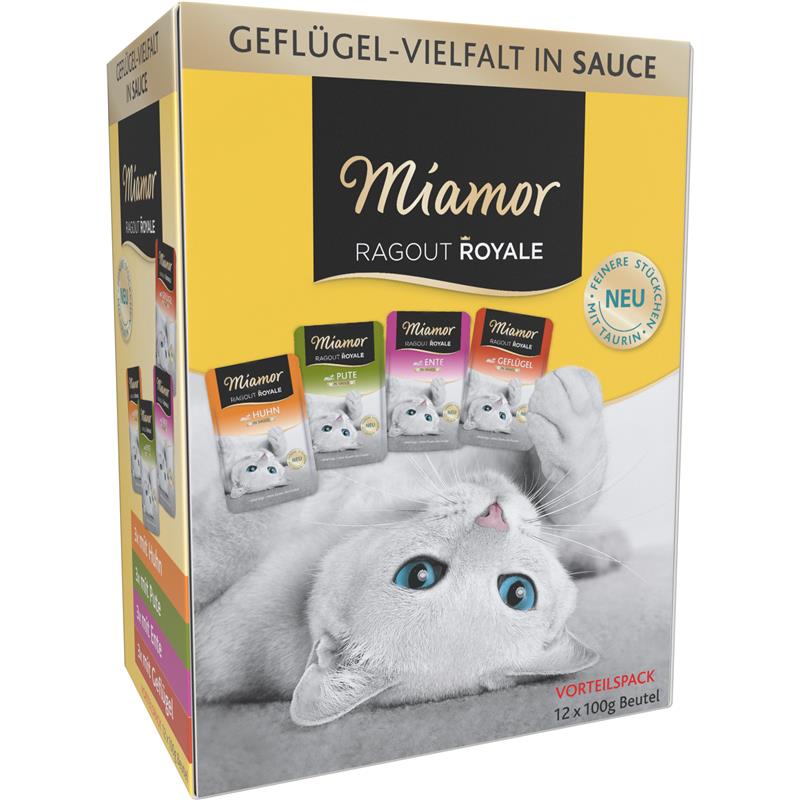 Miamor MP Ragout Royale Geflügelvielfalt in Sauce 12x100g 