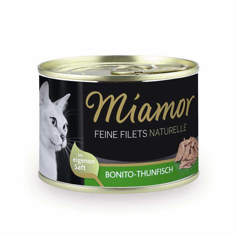 Miamor Feine Filets Naturelle Bonito-Thunfisch 156g Dose 