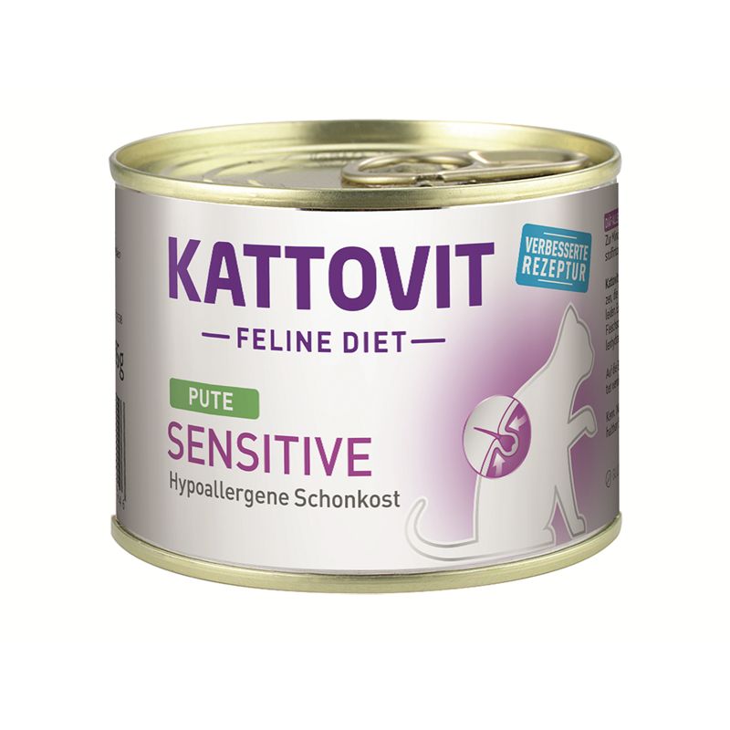 Kattovit Dose Feline Diet Sensitive Pute 185g 