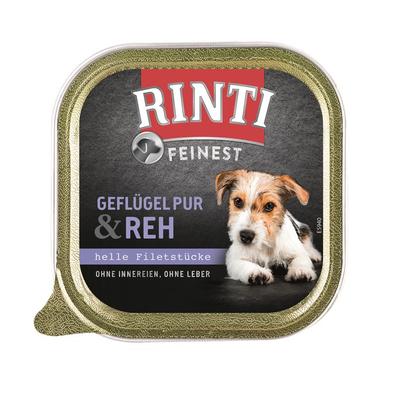 Rinti Schale Feinest Geflügel Pur & Reh 150g 