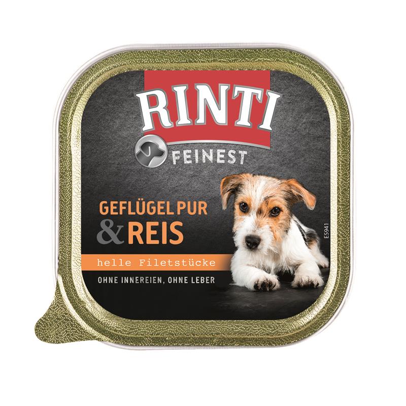 Rinti Schale Feinest Geflügel Pur & Reis 150g 