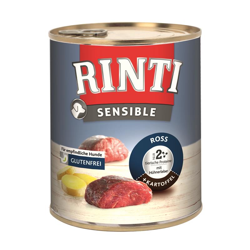Rinti Sensible Ross, Hühnerleber & Kartoffel 800g 