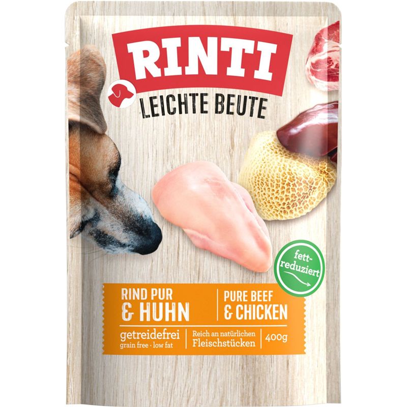 Rinti PB Leichte Beute Rind Pur + Huhn 400g 