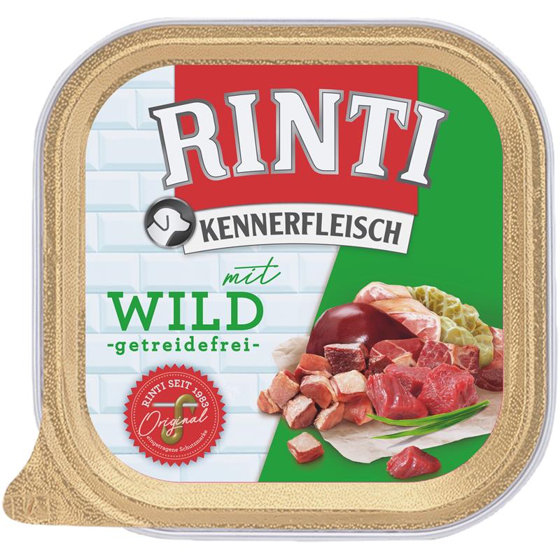 Rinti Schale Kennerfleisch mit Wild 300g 