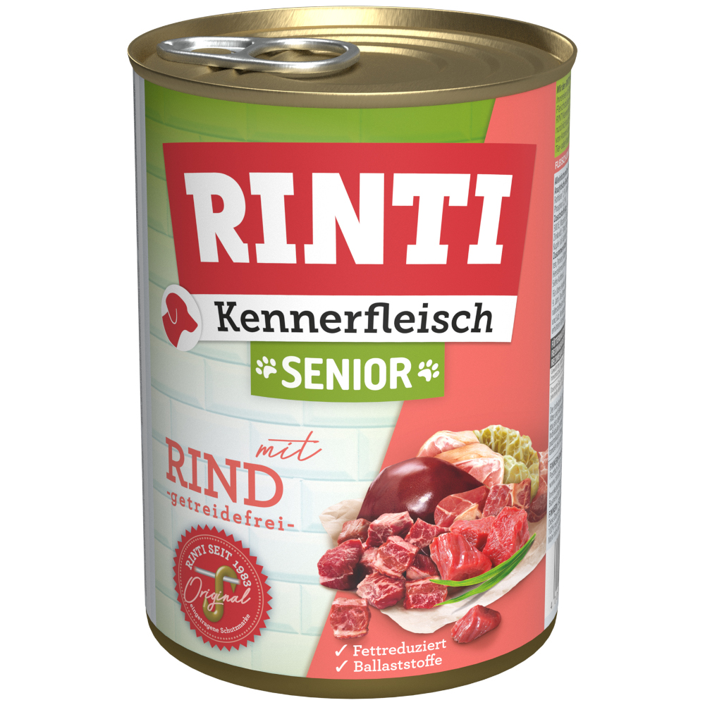 Rinti Kennerfleisch Senior Rind 400g 