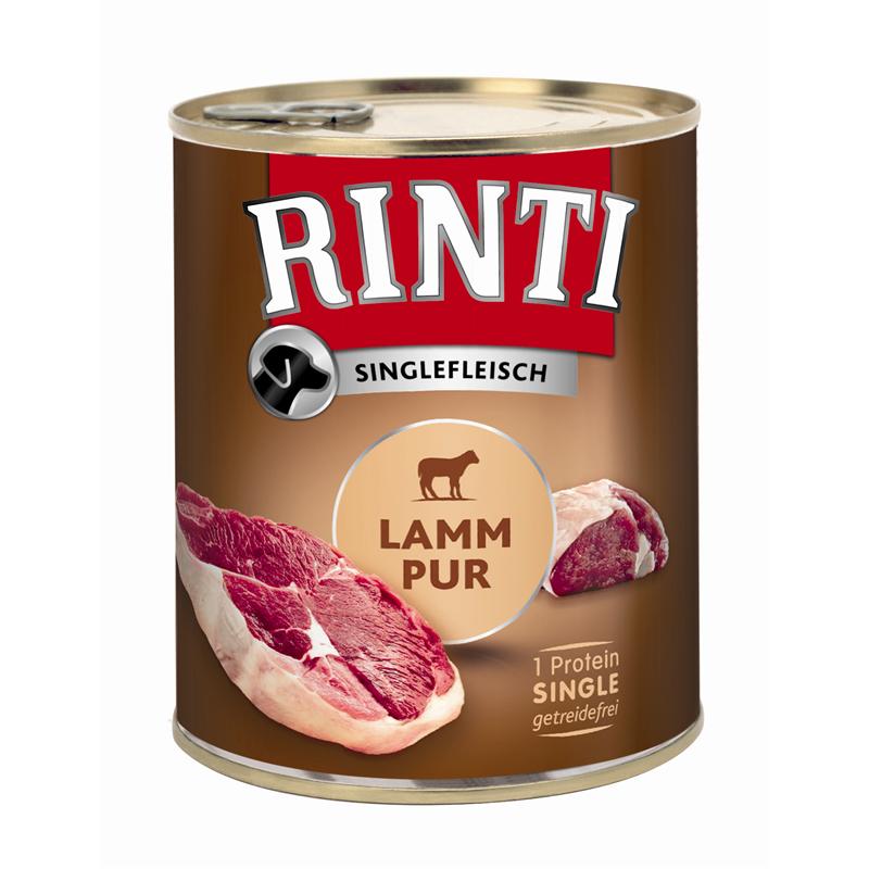 Rinti Singlefleisch Lamm Pur 800g 