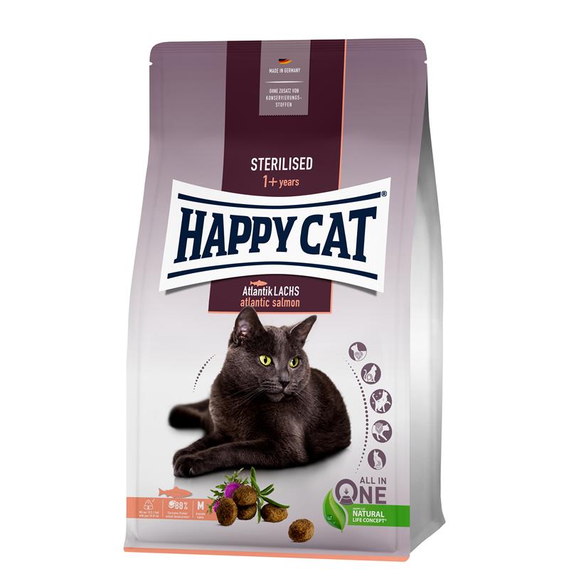 Happy Cat Sterilised Adult Atlantik Lachs 300 g