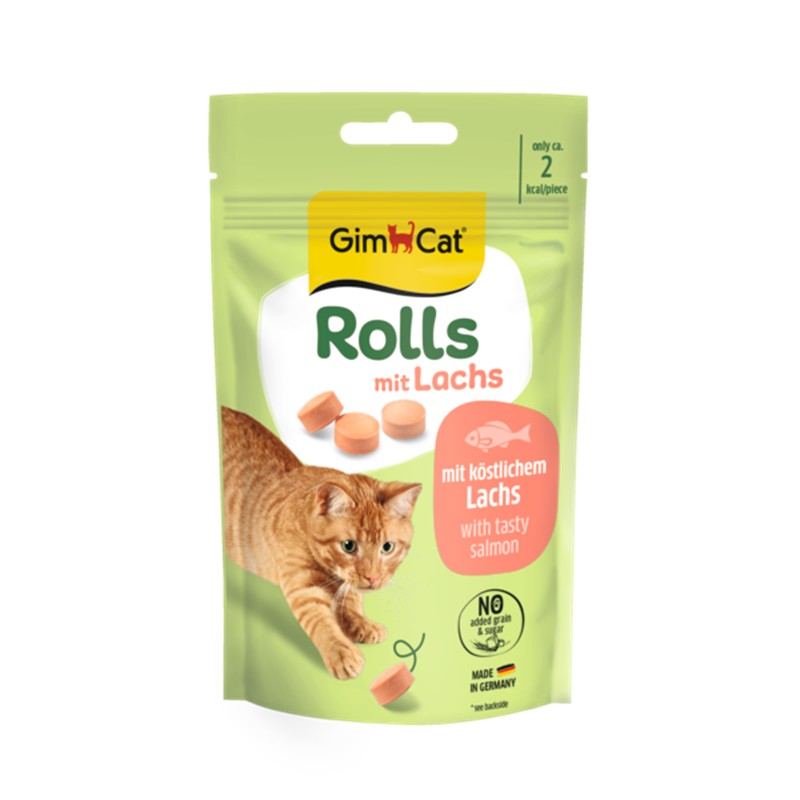 GimCat Rolls mit Lachs 40g 