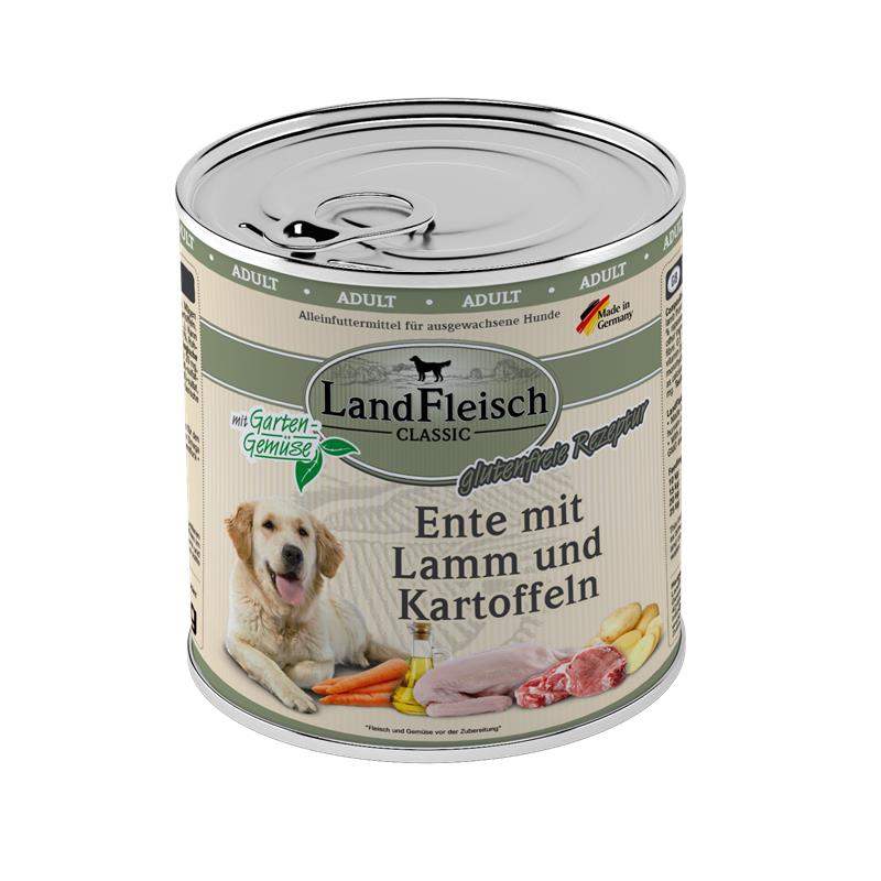 Landfleisch Dog Classic Ente mit Lamm & Kartoffeln 800g